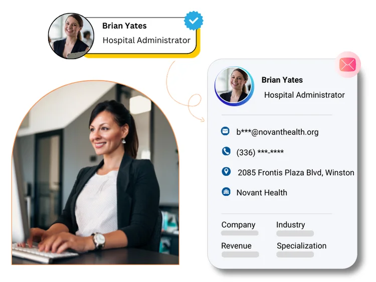 hospital administrator email list