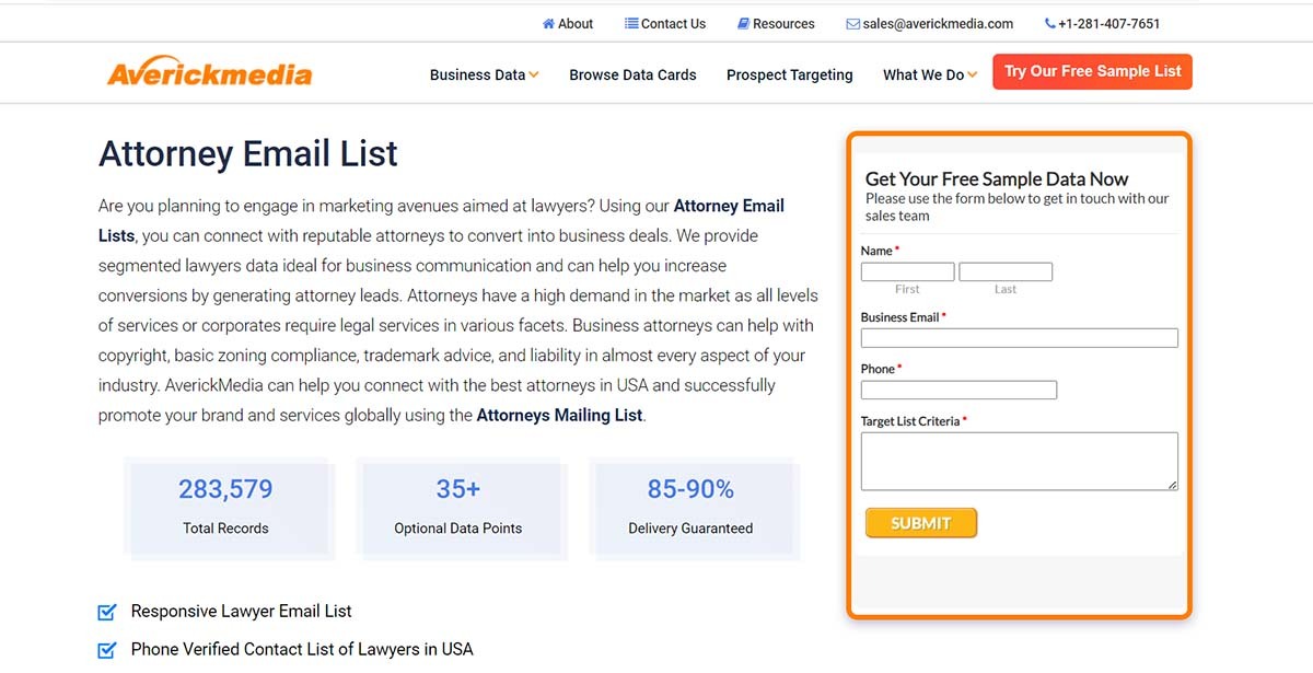 attorney-mailing-lists