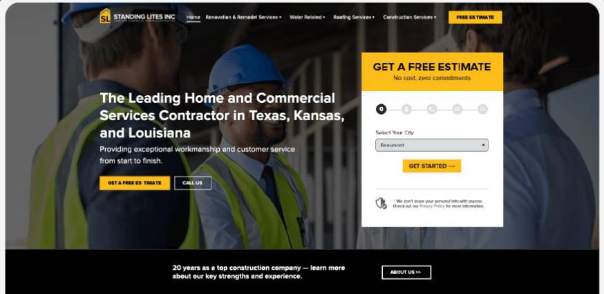 contractor-website-with-latest-work-videos